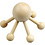 Creativ Company Massage spin, H: 10 cm, B: 13 cm, 1 stuk