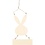 Creativ Company Konijn met bord, H: 29,5 cm, B: 19,2 cm, 1 stuk