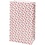 Vivi Gade Papieren zakken, trompet, H: 21 cm, afm 6x12 cm, 80 gr, rood, wit, 8 stuk/ 1 doos