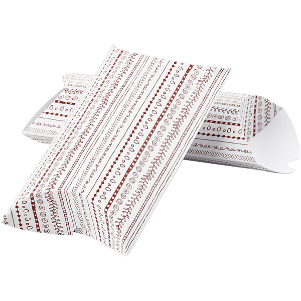 Vivi Gade Cadeaudoosje, doodles, afm 18x15x6 cm, 300 gr, rood, 3 stuk/ 1 doos