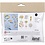 Creativ Company Mini Hobbyset Sieraden, Halsketting, armbanden, oorbellen, lichtblauw, lichtrood, geel, 1 doos