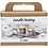 Creativ Company Mini Hobbyset Kaarsen Maken, Sojakaars met aventurien en amethist, crème, off white, 1 doos