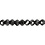 Creativ Company Facet Kralen, afm 5x6 mm, gatgrootte 1 mm, metallic zwart, 100 stuk/ 1 doos