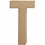 Creativ Company Letter, T, H: 20,5 cm, B: 11 cm, dikte 2,5 cm, 1 stuk