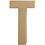 Creativ Company Letter, T, H: 20,5 cm, B: 11 cm, dikte 2,5 cm, 1 stuk