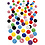 Creativ Company Pony kralen, d 6 mm, gatgrootte 3 mm, diverse kleuren, 425 gr, 700 ml/ 1 Doosje