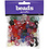 Facetkralen, afm 10-12-16 mm, gatgrootte 1-2,5 mm, diverse kleuren, 75 gr, 100 stuk/ 1 doos
