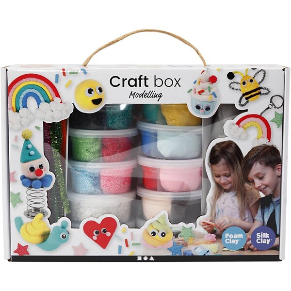 Silk Clay Foam Clay® en Silk Clay® Set , diverse kleuren, 1 set