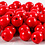Creativ Company Houten Kralen, d 12 mm, gatgrootte 3 mm, rood, 22 gr/ 1 doos