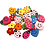 Creativ Company Houten Kralen Figuren, afm 15-20 mm, gatgrootte 1,5 mm, 235 gr, 700 ml/ 1 Doosje