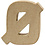 Creativ Company Letter, Ø, H: 10 cm, dikte 2 cm, 1 stuk