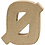 Creativ Company Letter, Ø, H: 10 cm, dikte 2 cm, 1 stuk