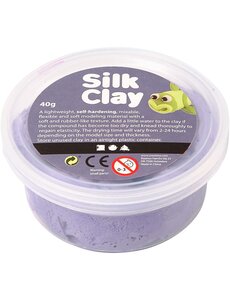 Silk Clay Silk Clay®, paars, 40 gr/ 1 Doosje