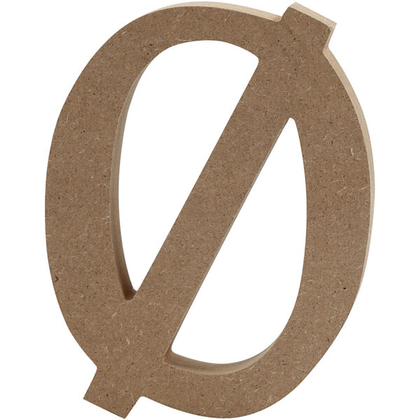 Creativ Company Letter, Ø, H: 8 cm, dikte 1,5 cm, 1 stuk