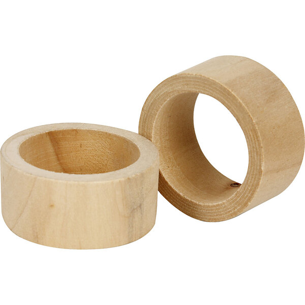 Creativ Company Servetringen, B: 20 mm, d 35 mm, 6 stuk/ 1 doos