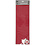 Tassels, afm 12x35 cm, 14 gr, wijnrood/rood, 12 stuk/ 1 doos