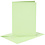 Creativ Company Kaarten en enveloppen, afmeting kaart 10,5x15 cm, afmeting envelop 11,5x16,5 cm, 120+210 gr, lichtgroen, 6 set/ 1 doos
