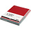 Creativ Company Kaarten en enveloppen, afmeting kaart 10,5x15 cm, afmeting envelop 11,5x16,5 cm, 110+230 gr, groen, rood, 50 set/ 1 doos