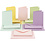 Creativ Company Kaarten en enveloppen, afmeting kaart 10,5x15 cm, afmeting envelop 11,5x16,5 cm, 110+220 gr, pastelkleuren, 50 set/ 1 doos