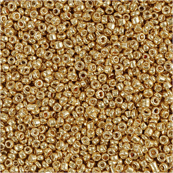 Creativ Company Rocailles, d 1,7 mm, afm 15/0, gatgrootte 0,5-0,8 mm, brons, 25 gr/ 1 doos