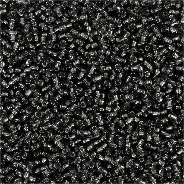 Creativ Company Rocailles, d 1,7 mm, afm 15/0, gatgrootte 0,5-0,8 mm, grey green, 500 gr/ 1 zak