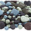 Lava kralen, afm 6-37 mm, gatgrootte 1+2 mm, Inhoud kan variëren , diverse kleuren, 20 slagen/ 1 doos