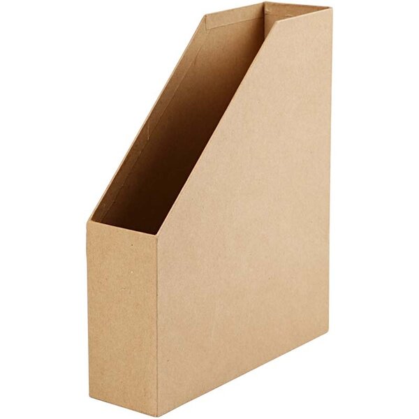 Creativ Company Tijdschriftenhouder, B: 7,5 cm, afm 31,5x25,5 cm, 1 stuk