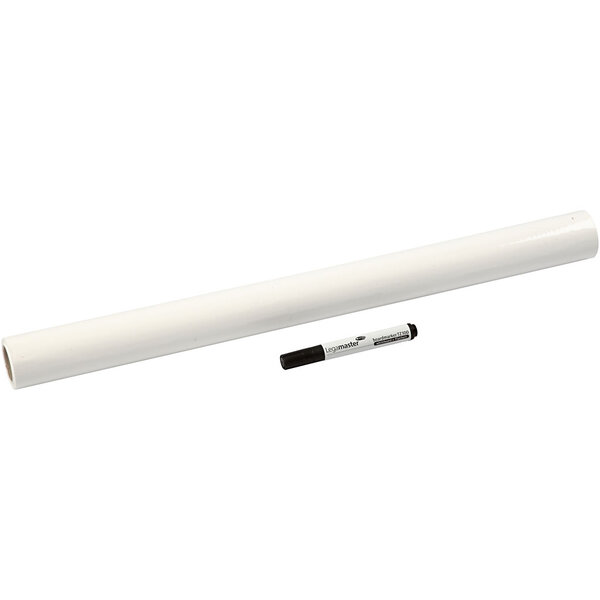 Whiteboard folie, L: 80 cm, B: 60 cm, wit, 25 vel/ 1 rol