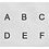 ImpressArt Embossing stempels, Font: Sans Serif , afm 3 mm, 27 stuk/ 1 set