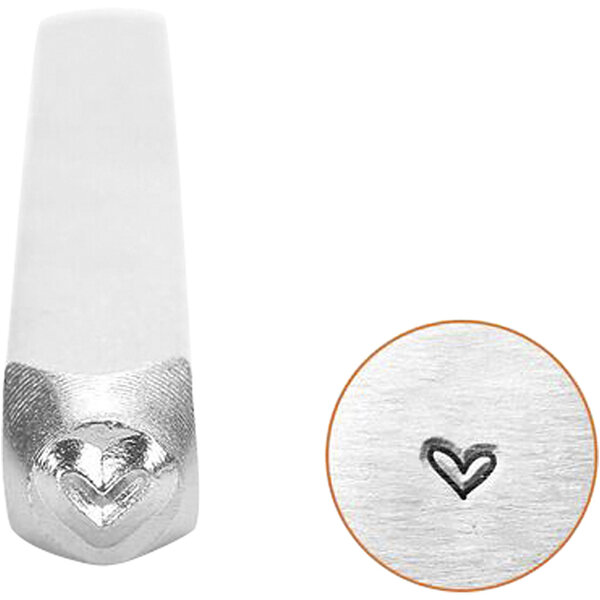 ImpressArt Embossing stempel, hart, L: 65 mm, afm 3 mm, 1 stuk