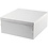 Dozen in displaybox, H: 5 cm, d 10-12 cm, wit, 27 stuk/ 1 doos