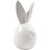 Creativ Company Konijn , H: 11,4 cm, d 5,5 cm, wit, 12 stuk/ 1 doos