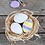 Creativ Company Eieren, H: 6 cm, wit, 12 stuk/ 1 doos