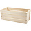 Creativ Company Houten krat, H: 17 cm, afm 45x20 cm, max. 8 kg, 1 stuk