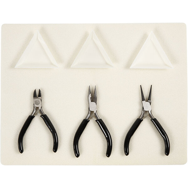 Creativ Company Gereedschapsset voor Sieraden, L: 10+11+12 cm, 1 set
