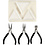 Creativ Company Gereedschapsset voor Sieraden, L: 10+11+12 cm, 1 set
