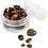 Creativ Company Kristallen kralen, Tijgeroog, d 7-12 mm, gatgrootte 1 mm, bruin, 63 stuk/ 1 doos
