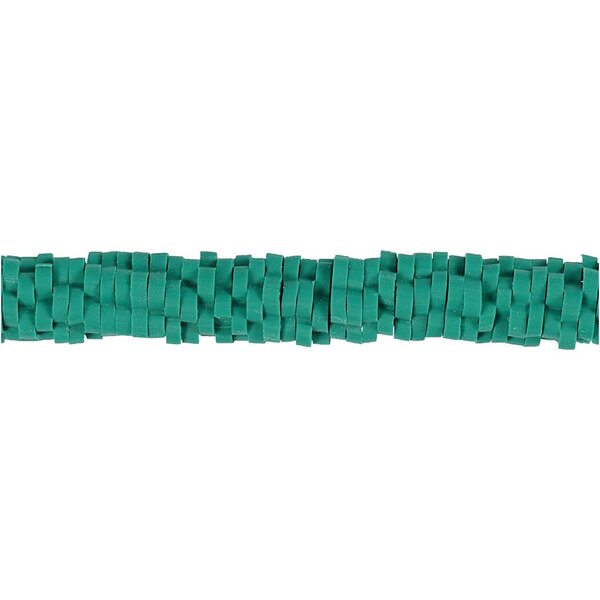 Creativ Company Klei Kralen, d 5-6 mm, gatgrootte 2 mm, turquoise, 145 stuk/ 1 doos