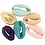 Creativ Company Schelpen, L: 20 mm, diverse kleuren, 6 stuk/ 1 doos
