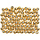 Creativ Company Waskralen, d 4 mm, gatgrootte 0,7 mm, goud, 150 stuk/ 1 doos