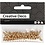 Creativ Company Waskralen, d 4 mm, gatgrootte 0,7 mm, goud, 150 stuk/ 1 doos