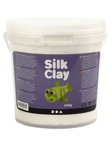 Silk Clay Silk Clay®, wit, 650 gr/ 1 emmer