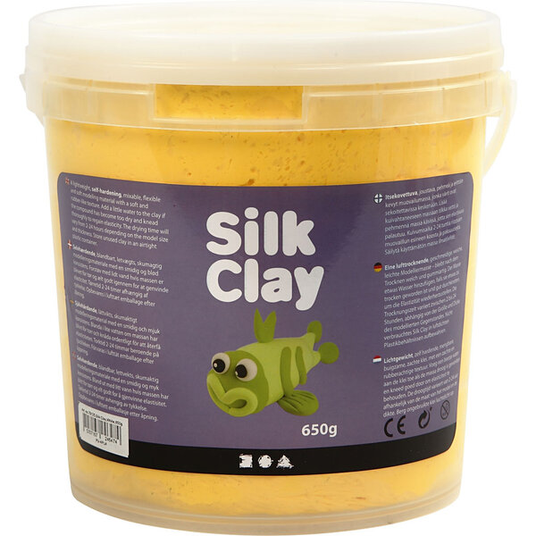 Silk Clay Silk Clay®, geel, 650 gr/ 1 emmer