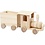 Creativ Company Speelgoed trein met wagon, H: 9,5 cm, L: 21,5 cm, B: 6,5 cm, 1 stuk