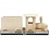 Creativ Company Speelgoed trein met wagon, H: 9,5 cm, L: 21,5 cm, B: 6,5 cm, 1 stuk
