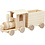 Creativ Company Speelgoed trein met wagon, H: 9,5 cm, L: 21,5 cm, B: 6,5 cm, 1 stuk