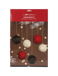 Creativ Company Kerstballen, d 6 cm, 6 stuk/ 1 doos