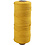 Creativ Company Macramé koord, L: 315 M, dikte 1 mm, Dunne kwaliteit 12/12, geel, 220 gr/ 1 bol