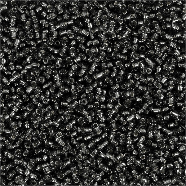 Rocailles, d 1,7 mm, afm 15/0, gatgrootte 0,5-0,8 mm, grey green, 25 gr/ 1 doos