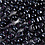 Creativ Company Rocailles, d 1,7 mm, afm 15/0, gatgrootte 0,5-0,8 mm, donkergrijs, 500 gr/ 1 zak